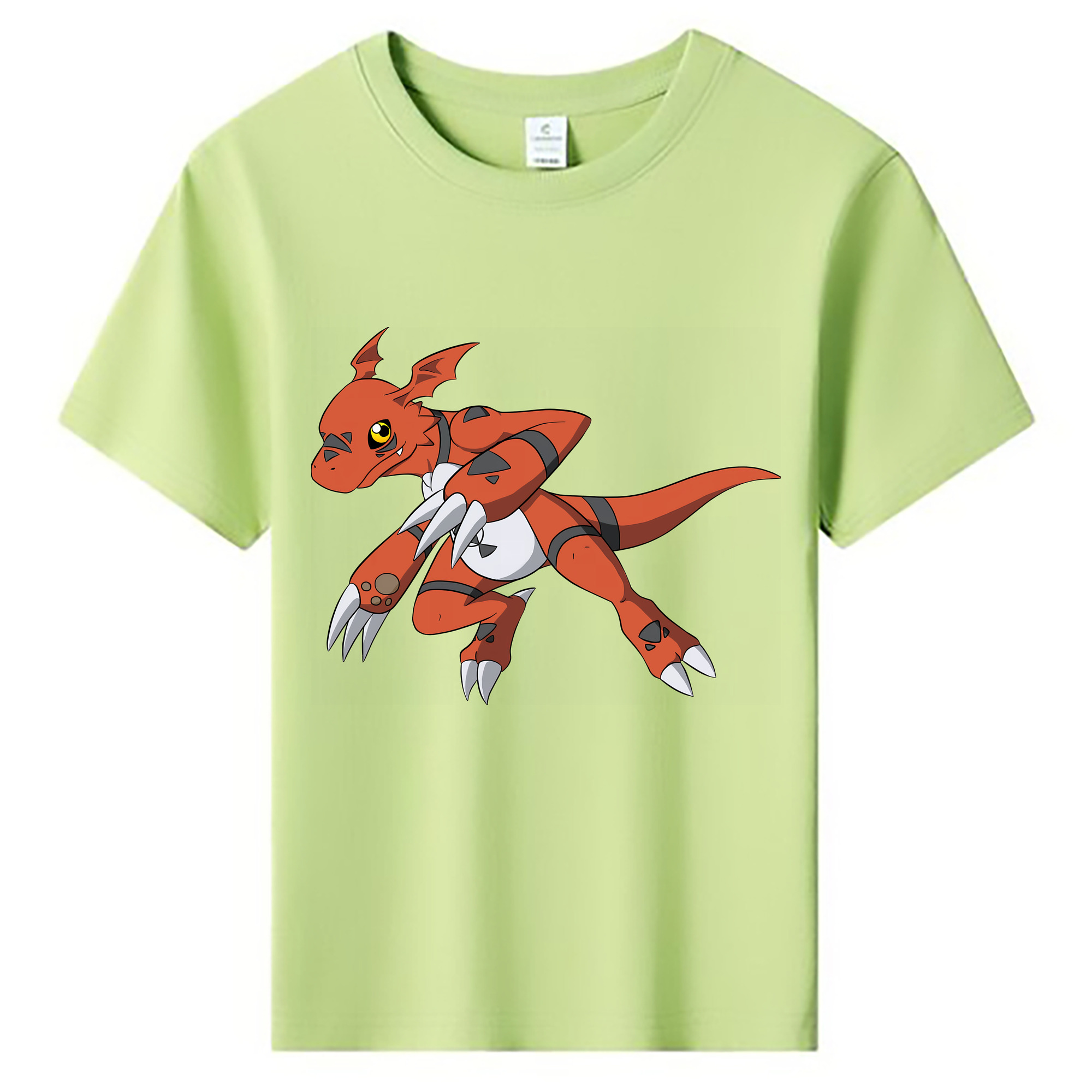 （画像用） Digimon デジタルモンスター/デジモン 綿100％キッズTシャツ（フロントプリント）